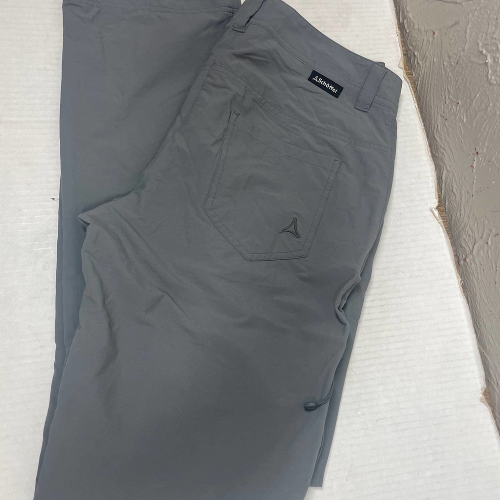SCHÖFFEL Gray Straight‎ Leg Regular Fit Outdoor Hiking Trail Pant Mens Sz Medium